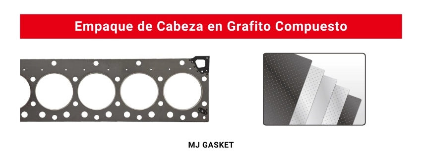 Empaque de Cabeza en Grafito Compuesto