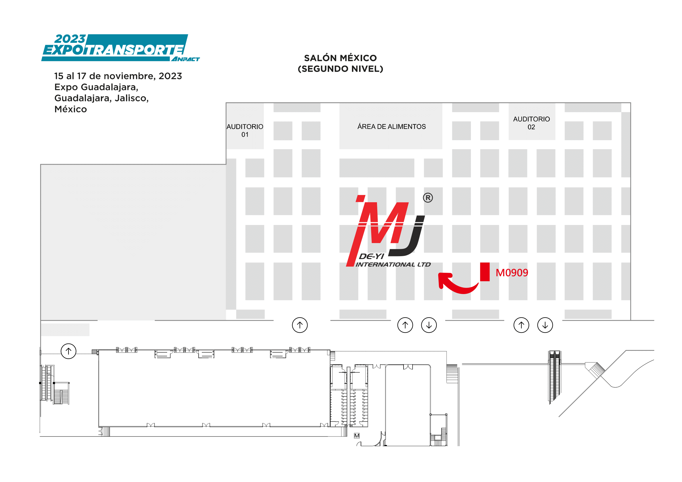 Expo Transporte ANPACT Map 2023